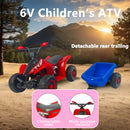 6V Kids Electric ATV With Headlights, MP3, USB & Volume Control by HouseOfZazla
