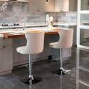 Swivel Adjustable Height Barstools Set of 2 by HouseOfZazla