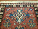 4' X 6' Vintage Russian Kilim Handmade Caucasian Soumak Flat Weave Wool Rug