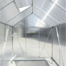 Polycarbonate house, Heavy Duty Outdoor Aluminum Walk-In House Kit With Rain Gutter, Vent And Door For Backyard Garden by HouseOfZazla