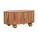 Soba - Ball Lid Up Coffee Table - Oak by Unique Piece Furniture