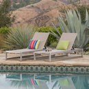 Chaise Lounge With 5 Reclining Positions, Outdoor Patio Lounge Chairs