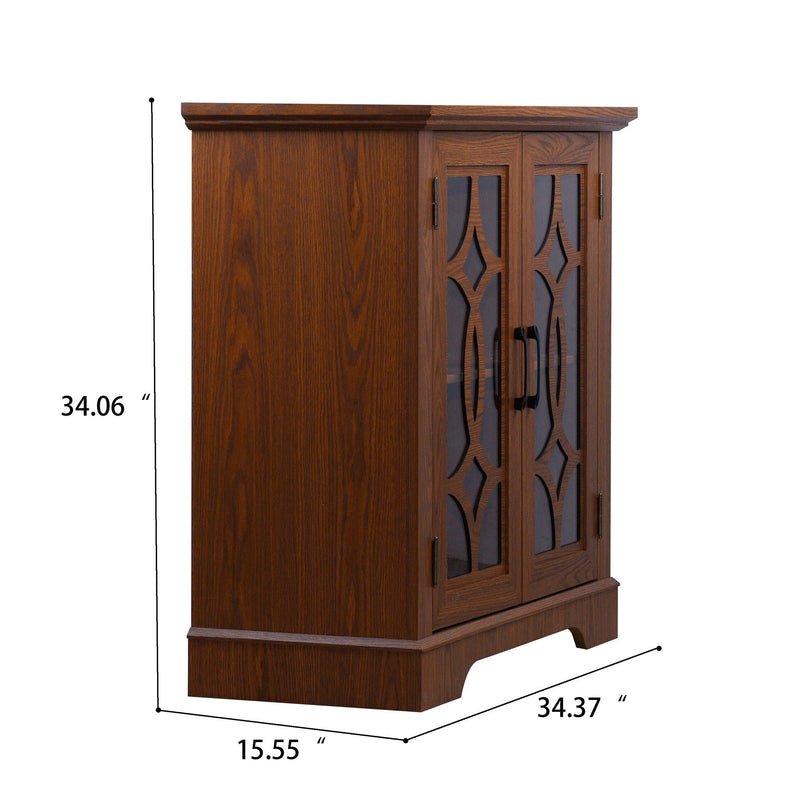 Spacious Sideboard With Adjustable Shelf Storage - Dark Oak, photo 4 of 4