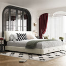Tufted Headboard With Extra-Large Ultra-Soft Cloud Pillow Design by HouseOfZazla