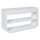 Console Table With 3 Soft Close Drawers & 2 Open Shelves by HouseOfZazla