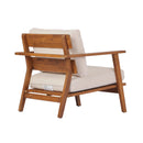 29.5' Mid-Century Modern Acacia Wood Outdoor Club Chair by HouseOfZazla