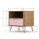Rockefeller - Nightstand With 1 Drawer by HouseOfZazla
