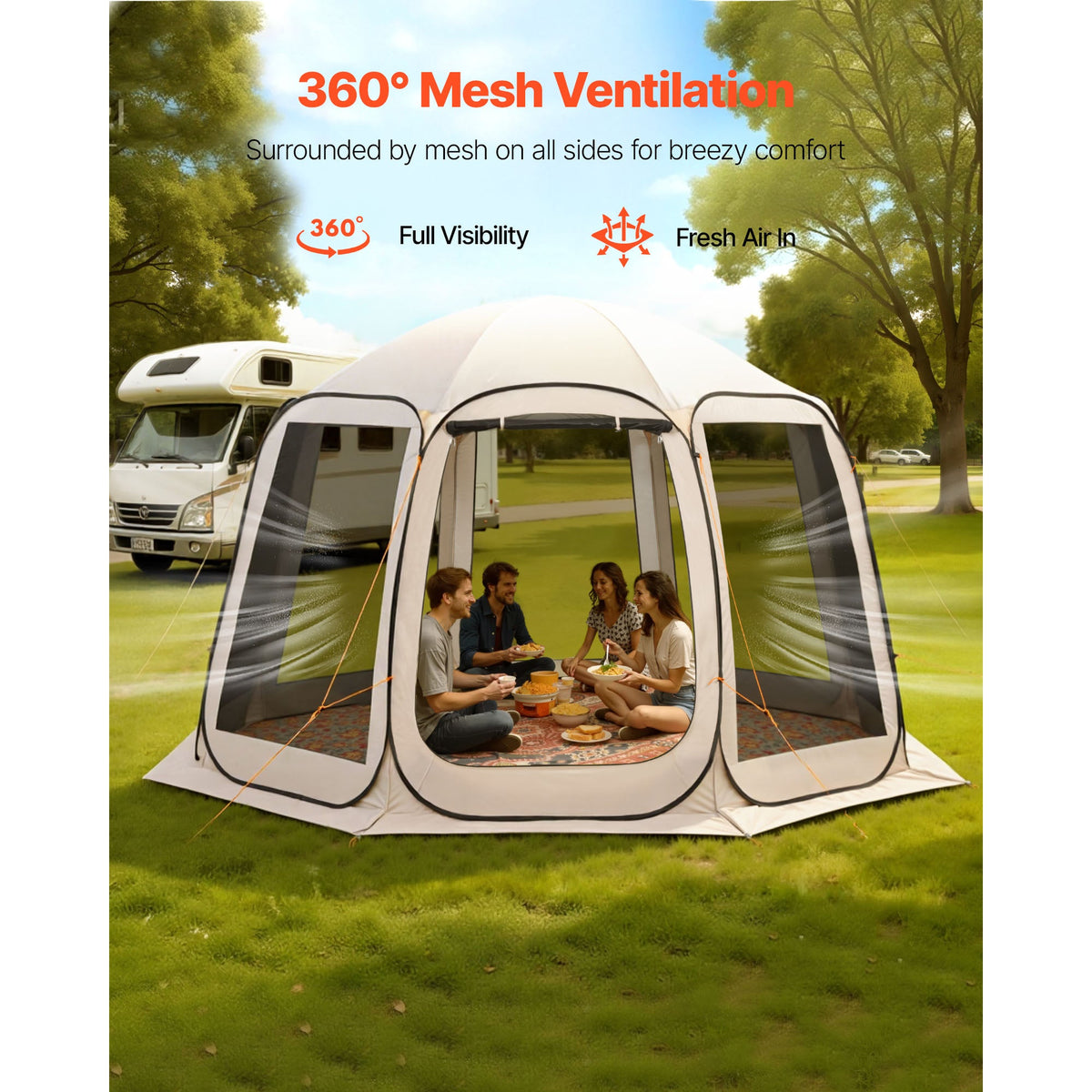 12 x 11 ft Screen House Tent, photo 7 of 9
