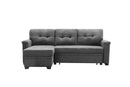 Ashlyn - Reversible Sleeper Sectional Sofa With Storage Chaise, USB Charging Ports And Pocket by Unique Piece Furniture