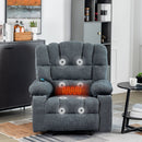 Massage Recliner Chair Sofa With Heating Vibration by Unique Piece Furniture