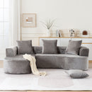 Modular Sectional Sofa With L Shape Chaise With Deep Seat by HouseOfZazla