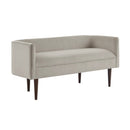 Farrah - Accent Bench With Low Back & Sides - Cream by HouseOfZazla