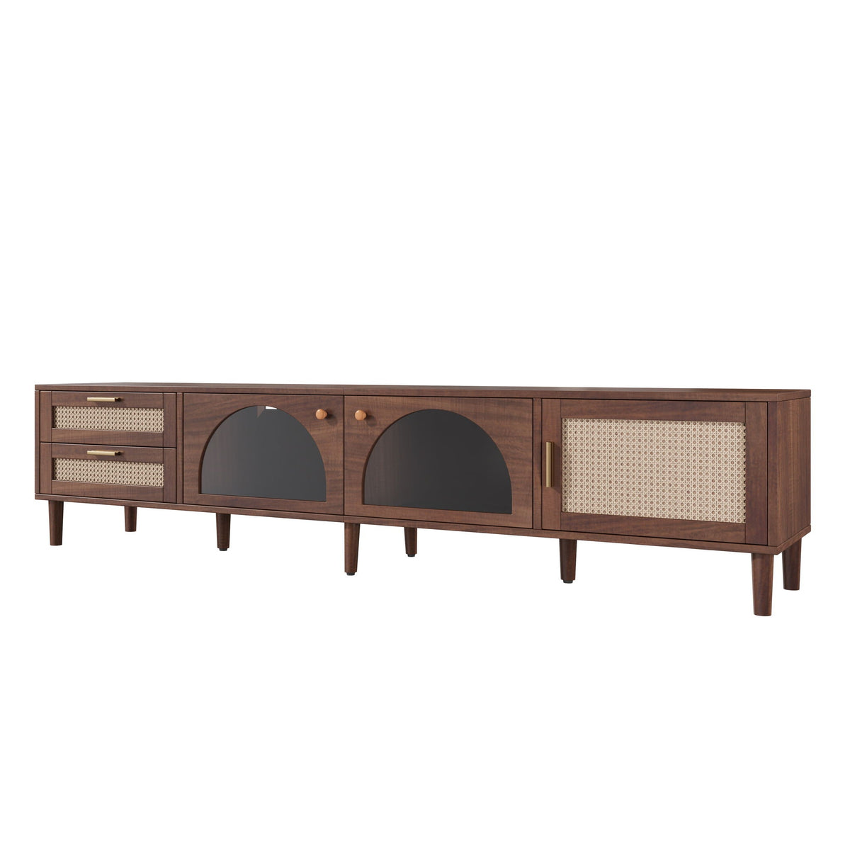 TV Stand With App-Controlled LED Lights, 2 Drawers & Door Storage, photo 19 of 21
