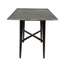Modern Bar Height Dining Table, Rubberwood Legs and Laminate Table Top by HouseOfZazla