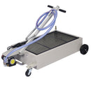 High Impact Polypropylene 20 Gallon Low Profile Oil Drain With Pump Steel - Gray