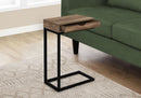 Accent Table, C - Shaped Contemporary Elegant Desig