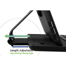 Aluminum Case for iPad 2 & iPad 3, Protective Lightweight Hard Shell Cover with Bluetooth Keyboard