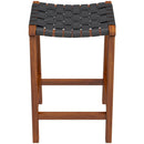 James - Mid-Century Modern Genuine Counter Stool by HouseOfZazla