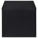 Knapp Engineered Wood Square Side End Table Black
