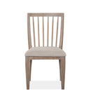 Ainsley - Dining Side Chair With Upholstered Seat (Set of 2) - Cerused Khaki