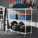 3 Tier Shelf Wire Shelving Unit - 3000LBS, 3T1848-3KLB-W-LKJ