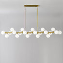 75.6'' Large Pendant Lamp with Opal Glass Shade