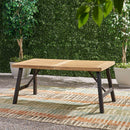 Outdoor Dining Set with 2 Benches and 1 Dining Table - Light Brown by HouseOfZazla