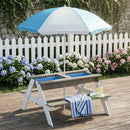 Kids Picnic Table With Sand and Water Table Conversion
