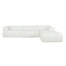 122" Modern L-Shaped Sectional Sofa with Chaise Lounge by HouseOfZazla