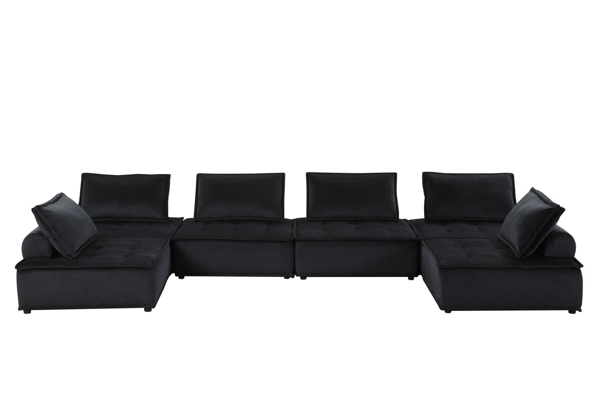 Anna - Stylish Sectional Sofa Ottoman, photo 25 of 35