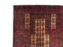 3 X 3.5 New Vintage Handmade Wool Rug Tribal Turkoman Balouch Red Prayer Rug