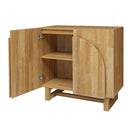 2 Door Cabinet, Suitable For Bedroom - Natural by HouseOfZazla