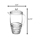 Swirl Unbreakable Plastic Water Pitcher With Lid And Spout by HouseOfZazla