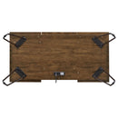 Writing Desk With 4 Hidden Storages - Brown by HouseOfZazla