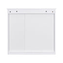 Bathroom Vanity With Medicine Cabinet, Royal Mirror Cabinet, Modern Bathroom Storage Cabinet With 2 Soft Closing Doors And 4 Drawers by HouseOfZazla