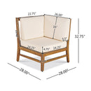 Perla - 5 Pieces Sofa Set