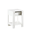 15.75" Rattan End Table With Drawer, Modern Nightstand, Side Table For Living Room, Bedroom by HouseOfZazla