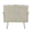 Accent Chair, Living Room Chair / leisure single sofa with acrylic feet
