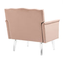 Accent Chair, Living Room Chair / leisure single sofa with acrylic feet