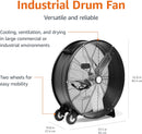 30In. High Velocity Drum Fan