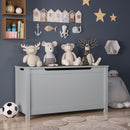 Toy Box Storage With Safety Hinged Lid by HouseOfZazla