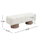 Upholstered Dining Bench For Dining Room by Unique Piece Furniture