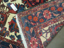 5.5' X 10.5' Antique Handmade Indian Floral Oriental Wool Rug Tribal Veg Dye Nice