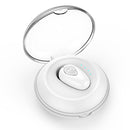 IPX5 Waterproof Unilateral Wireless Earbud Mini In-Ear Headset Rechargeable with Built-in Mic Charging Case Sweat Resistant Earphone