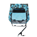 Outdoor Heavy Duty Collapsible Pet Bike Trailer with 16-Inch Wheels by HouseOfZazla