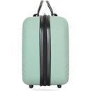 2Piece Luggage Sets ABS Lightweight Suitcase, Spinner Wheels, (20/14) OLIVE GREEN