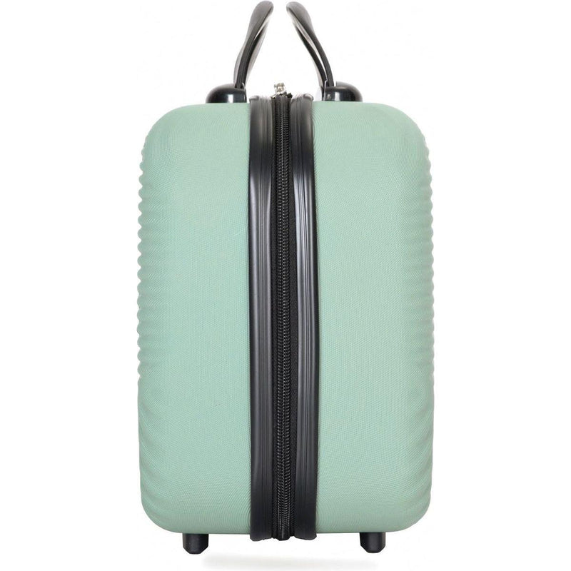 2Piece Luggage Sets ABS Lightweight Suitcase, Spinner Wheels, (20/14) OLIVE GREEN