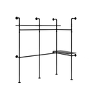 Industrial Pipe Clothing Rack
