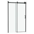 Modern Single Slide Shower Door, Tempered Glass, Stainless Steel Frame by HouseOfZazla