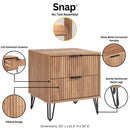 Dumbo - Nightstand With 2 Drawers by HouseOfZazla